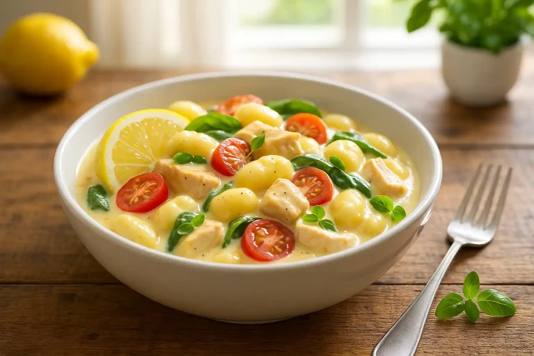 Lemon Chicken Gnocchi Recipe: Bright, Creamy, and Easy