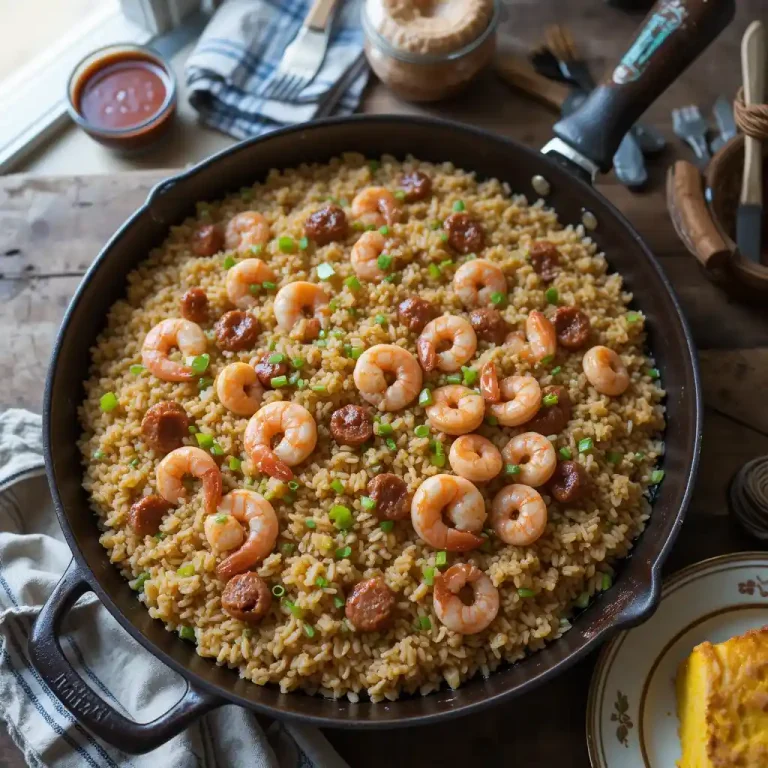 Shrimp & Sausage Dirty Rice: A Bold, Easy Southern Classic