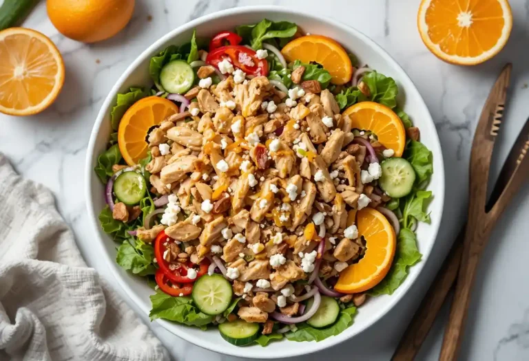 Mandarin Chicken Salad: Fresh, Crunchy & Bursting with Flavor