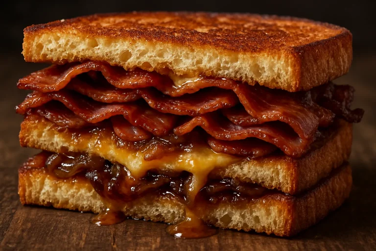 Ultimate Bacon Sandwich with Caramelized Onions