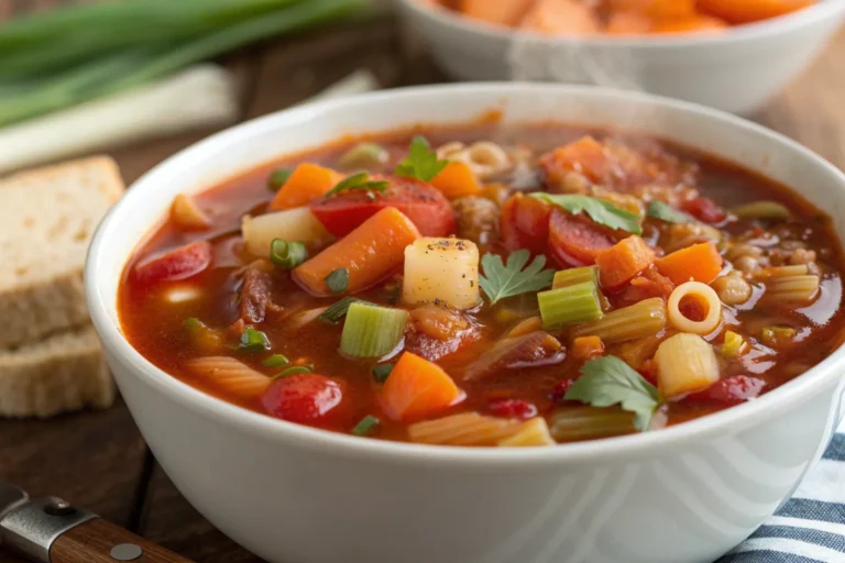 Hearty Meatless Minestrone Soup