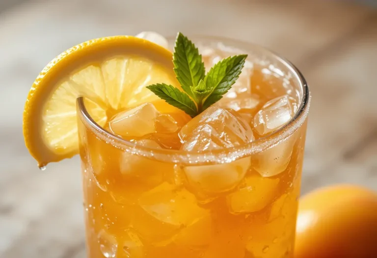 Cool and Crisp Peach Lemonade for Summer