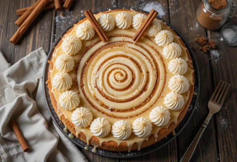 Ultimate Cinnamon Roll Cheesecake: A Swirled Dream Dessert