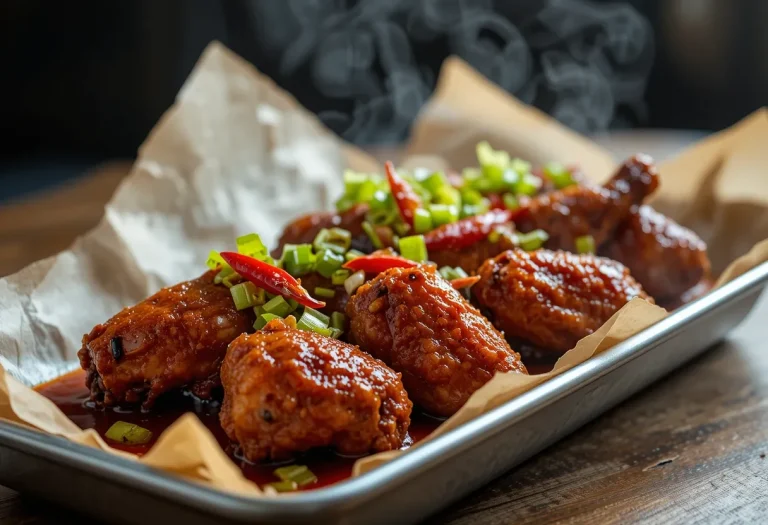 Sweet Honey Garlic Chicken Wings (Easy Air Fryer Recipe)