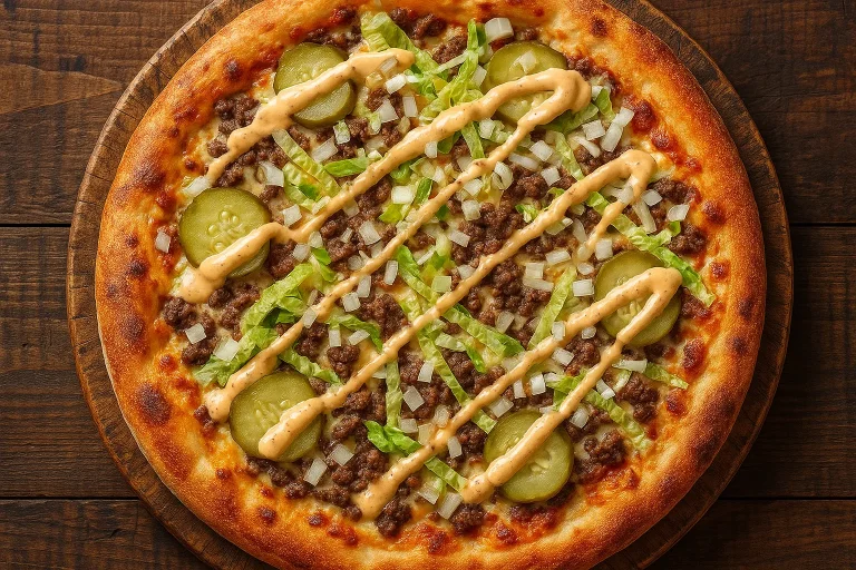 Big Mac Pizza – A Cheesy, Saucy, Crowd-Pleasing Mashup
