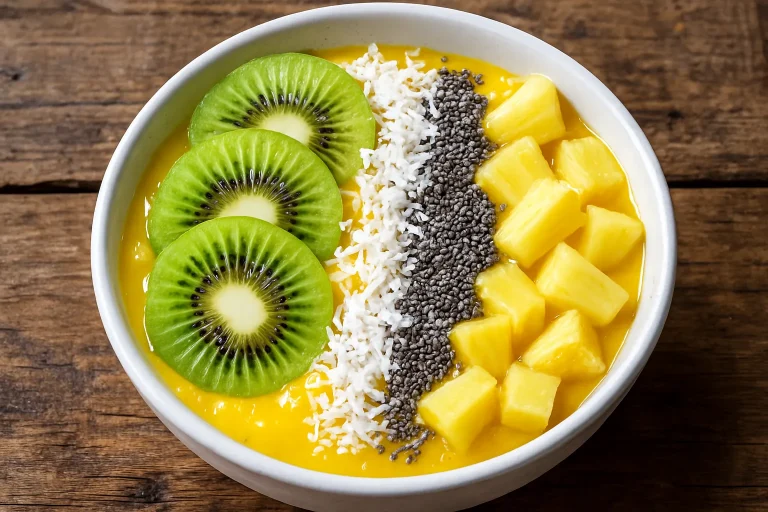 Mango Pineapple Smoothie – Tropical, Creamy & Naturally Sweet
