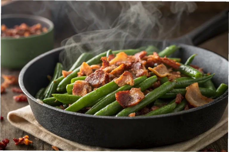 Southern Green Beans with Bacon – A Flavorful Southern Side Dish