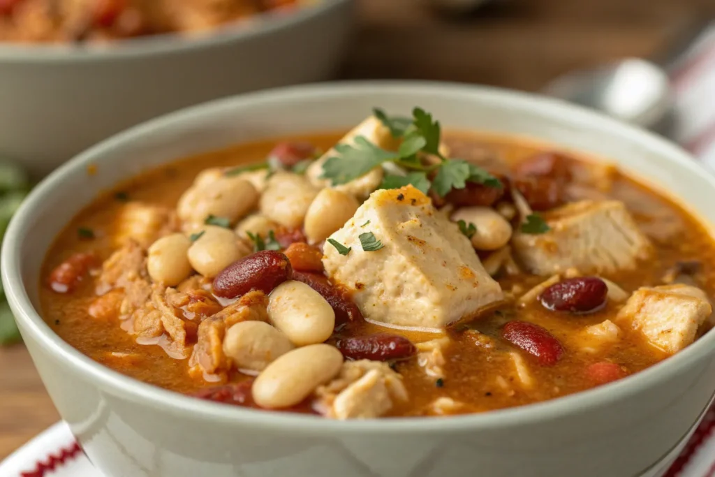 Cajun White Chicken Chili