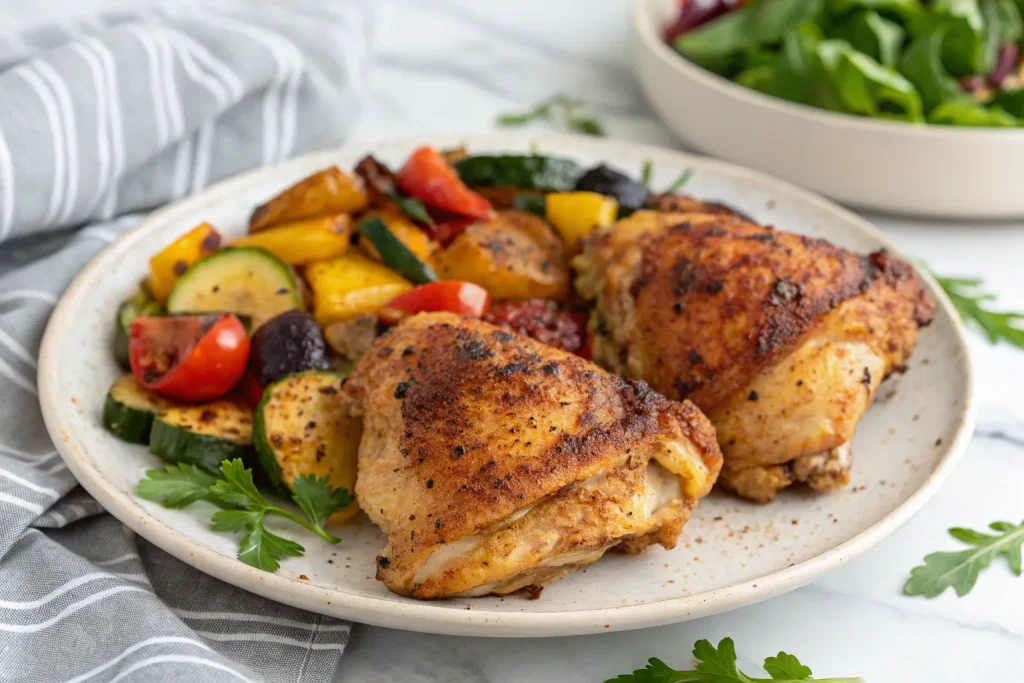 Air Fryer Chicken Thighs – Crispy, Juicy & Ready in Minutes