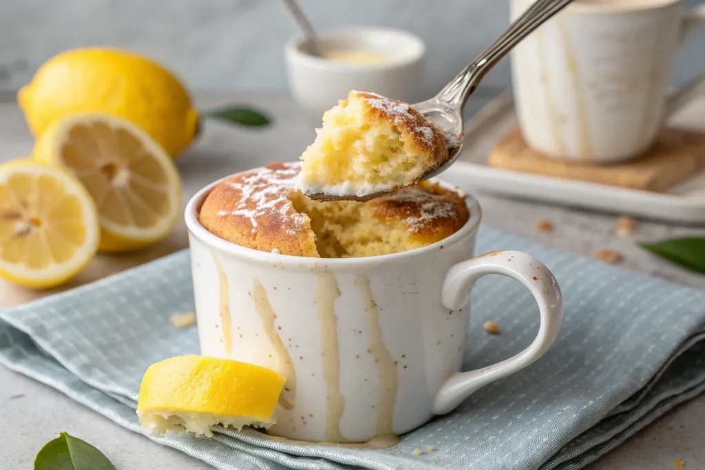 Lemon Mug Cake Recipe