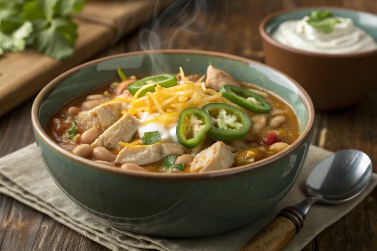 Cajun White Chicken Chili – Cozy Crockpot Recipe for Two