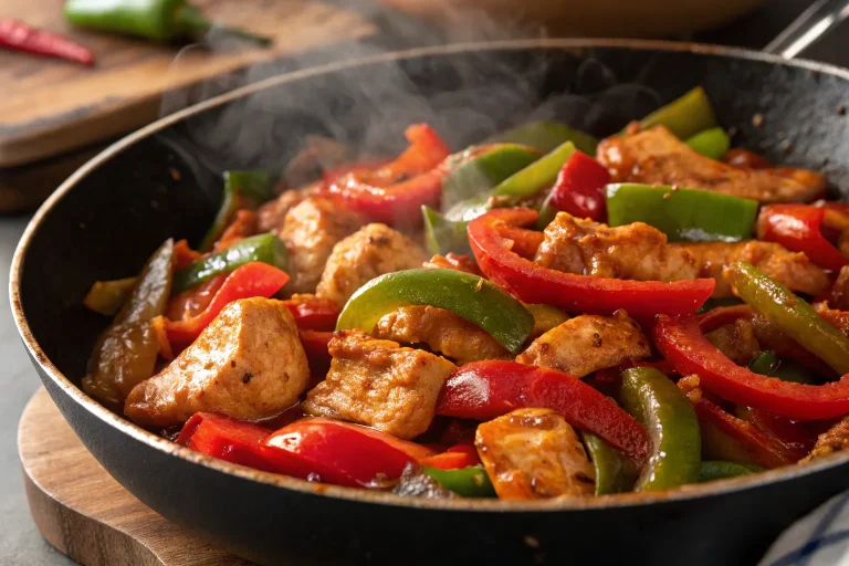 Spicy Bell Pepper Chicken – A Flavor-Packed, Colorful Dinner Favorite