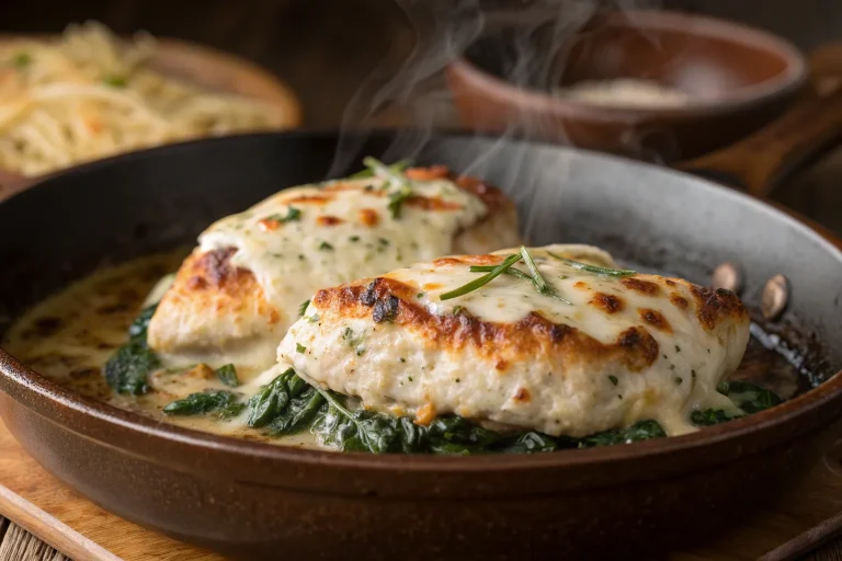 Spinach Artichoke Chicken with Cottage Cheese