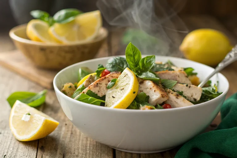 Lemon Basil Chicken Salad Recipe