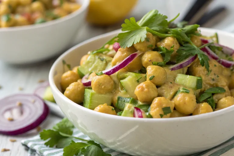 Best Curried Chickpea Salad: Creamy, Flavorful & Wholesome