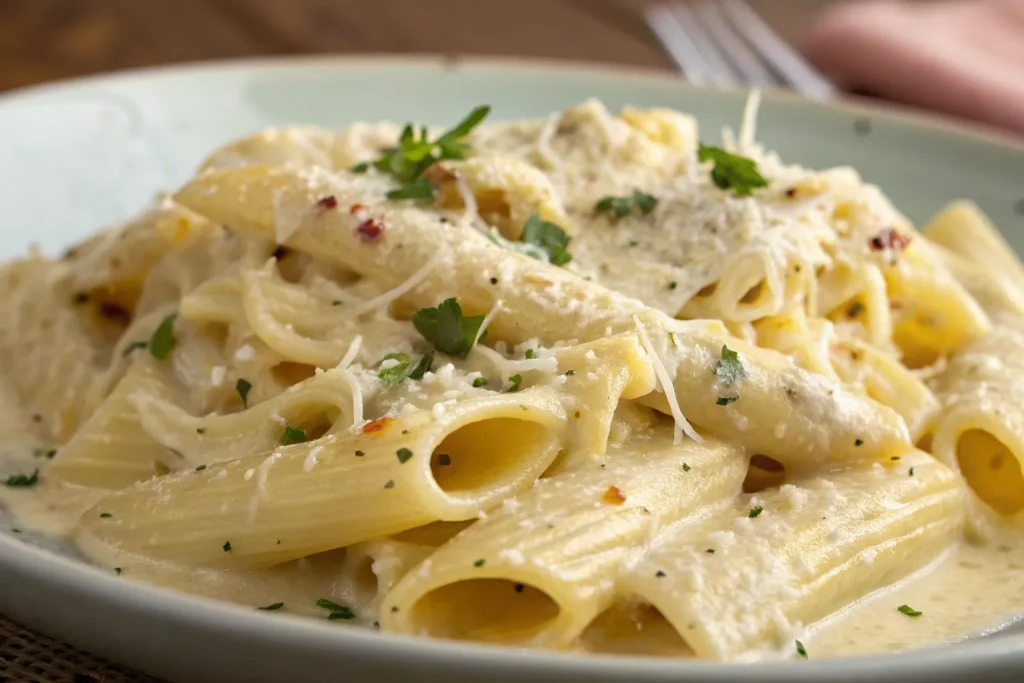 Creamy Garlic Parmesan Chicken Pasta