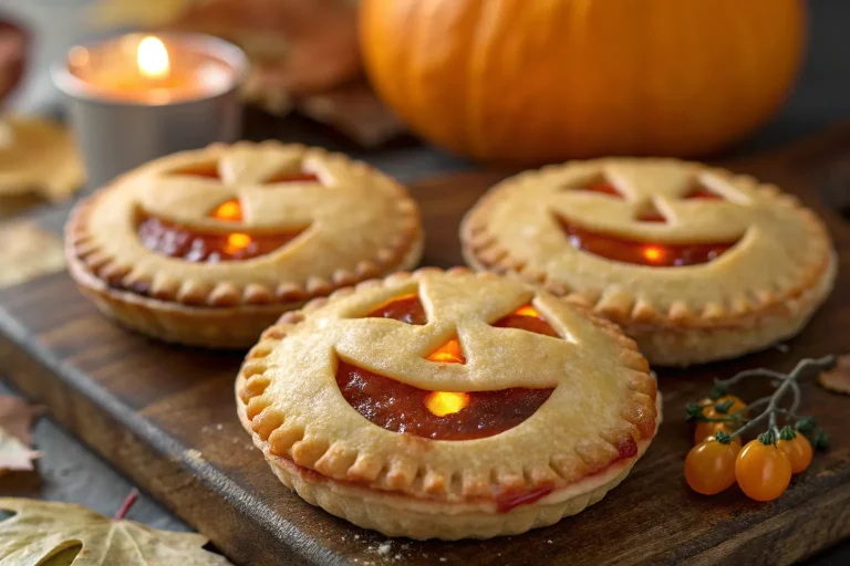 Halloween Jack-O-Lantern Hand Pies