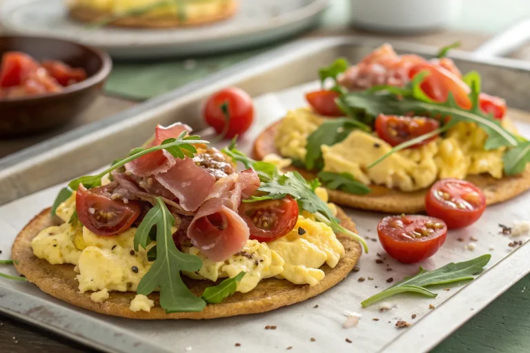 Italian-Inspired Breakfast Tostadas