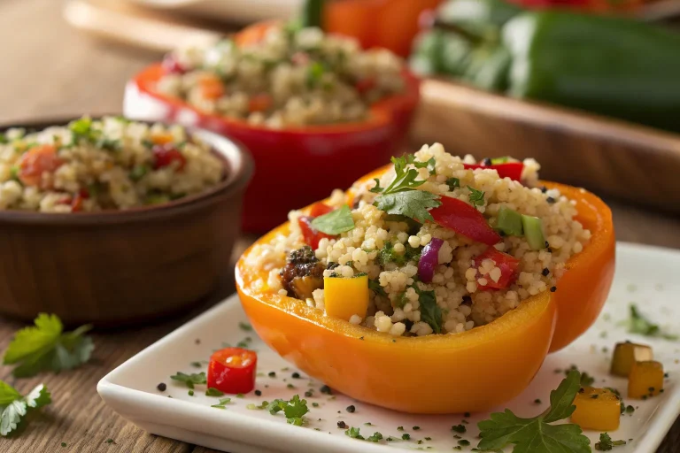 Quinoa-Stuffed Mini Bell Peppers Recipe