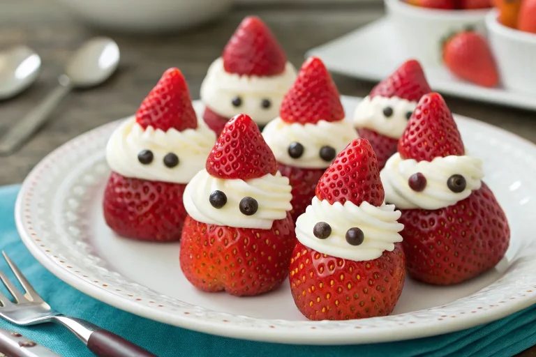Strawberry Santas – Festive Christmas Dessert