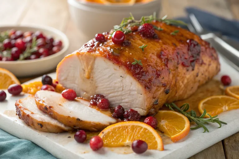 Perfect Cranberry Orange Glazed Turkey Breast for the Holidays