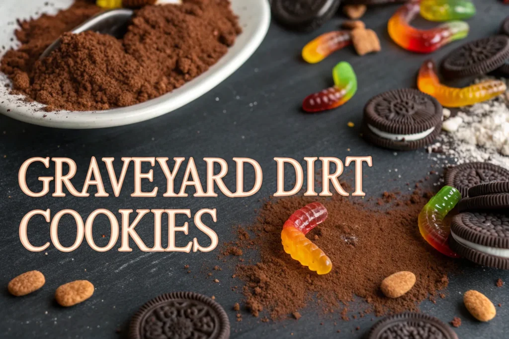 Graveyard Dirt Cookies