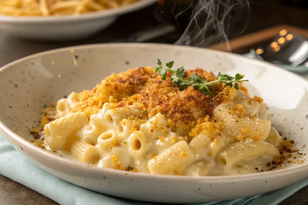 Creamy Baked Cheddar Mac-and-Cheese