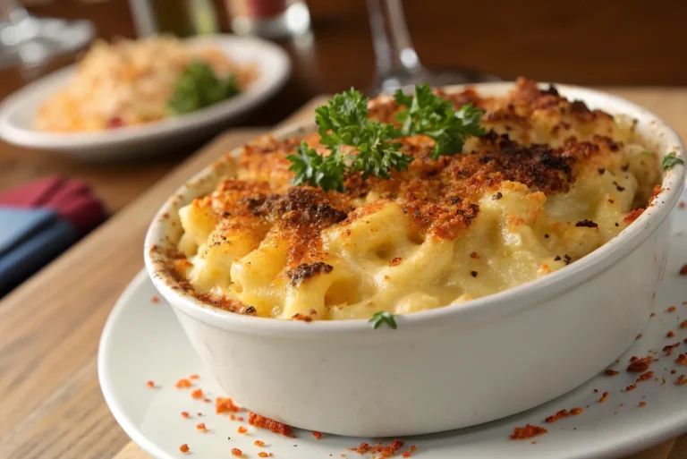 Creamy Baked Cheddar Mac-and-Cheese