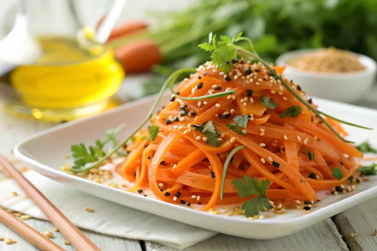 Raw Carrot Salad: A Fresh, Healthy Sesame Side Dish