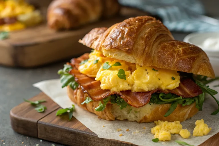Breakfast Croissant Sandwich: A Delicious Morning Treat