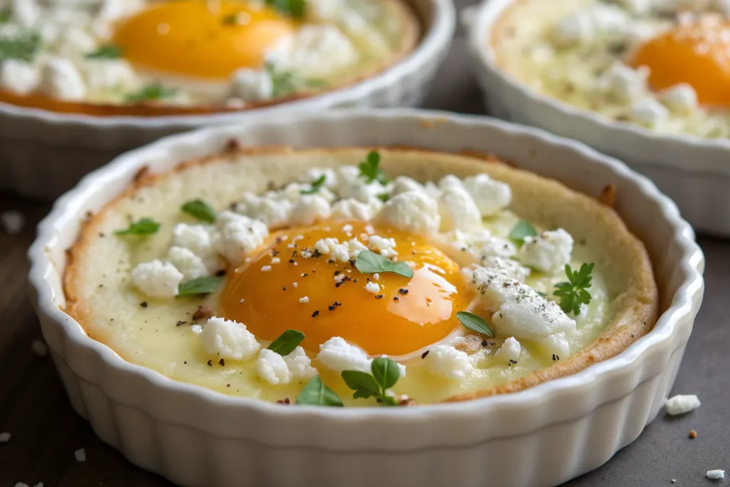Baked Feta Eggs Recipe