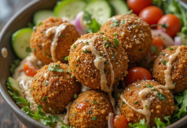 Crispy Air Fryer Falafel | Easy Vegan Dinner Idea