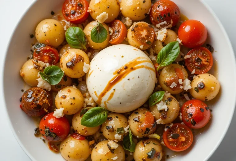 Burrata Gnocchi with Basil and Tomato – Creamy, Fresh, and Restaurant-Worthy