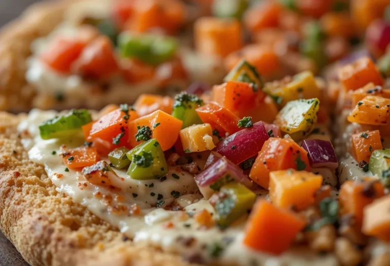 Veggie Pizza Appetizer – Fresh, Fun & Crowd-Pleasing