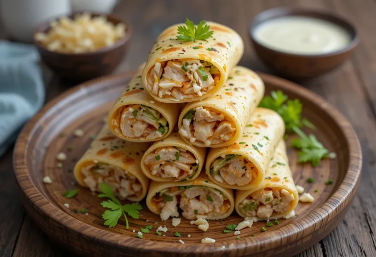 Melty Cheesy Garlic Chicken Wraps – Easy, Flavor-Packed Dinner Idea