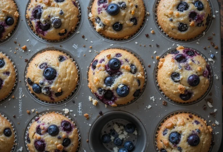 Blueberry Cream Cheese Muffins – Soft, Luscious & Bursting with Flavor