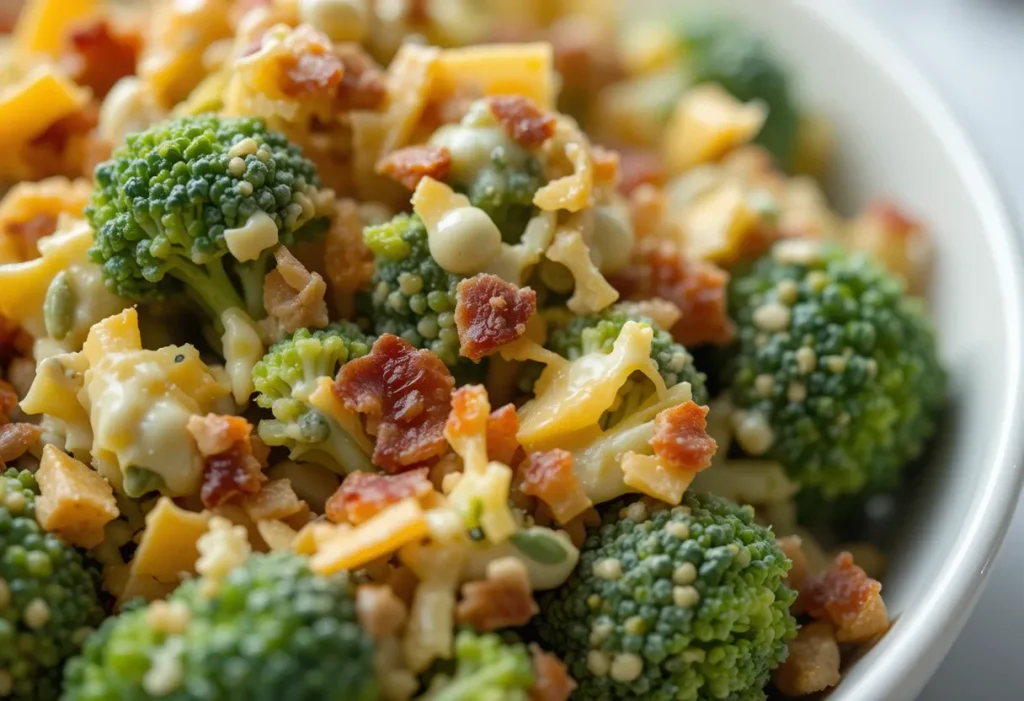 Broccoli Salad with Cheese & Ranch
