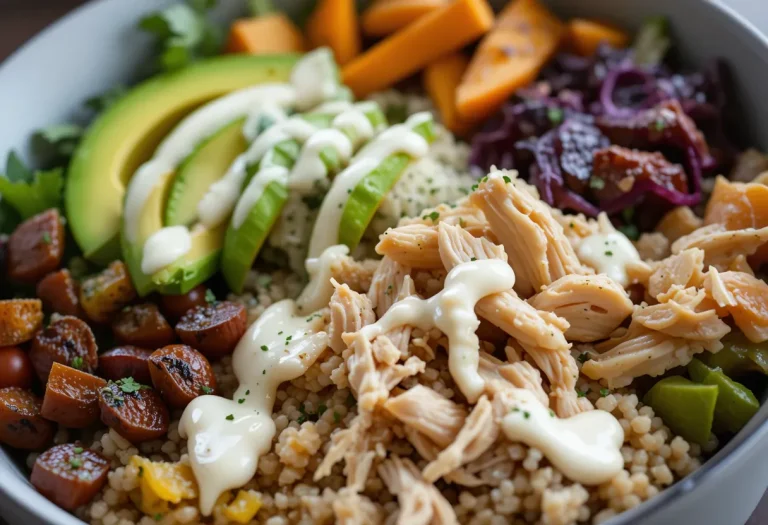 Rotisserie Chicken Bowl – Effortless, Flavor-Packed & Perfectly Balanced