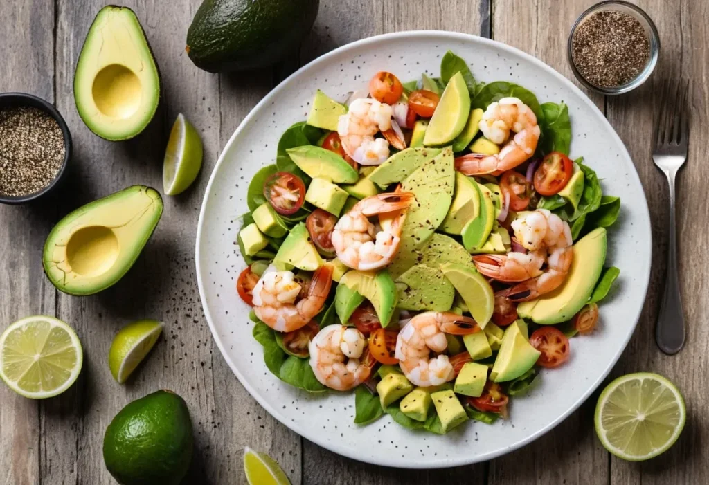 Cold Shrimp and Avocado Salad