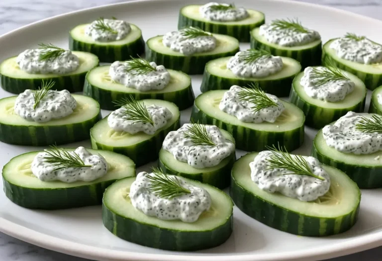 Dilly Cucumber Bites: A Fresh and Easy Appetizer