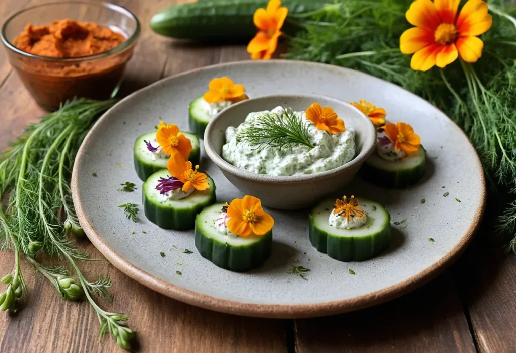 Dilly Cucumber Bites