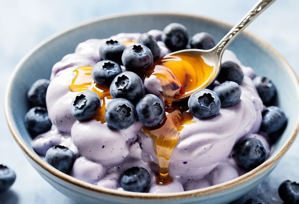 Blueberry Frozen Yogurt 