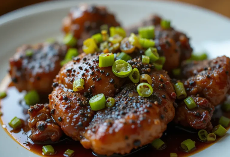 Spicy and Savory Black Pepper Chicken Recipe