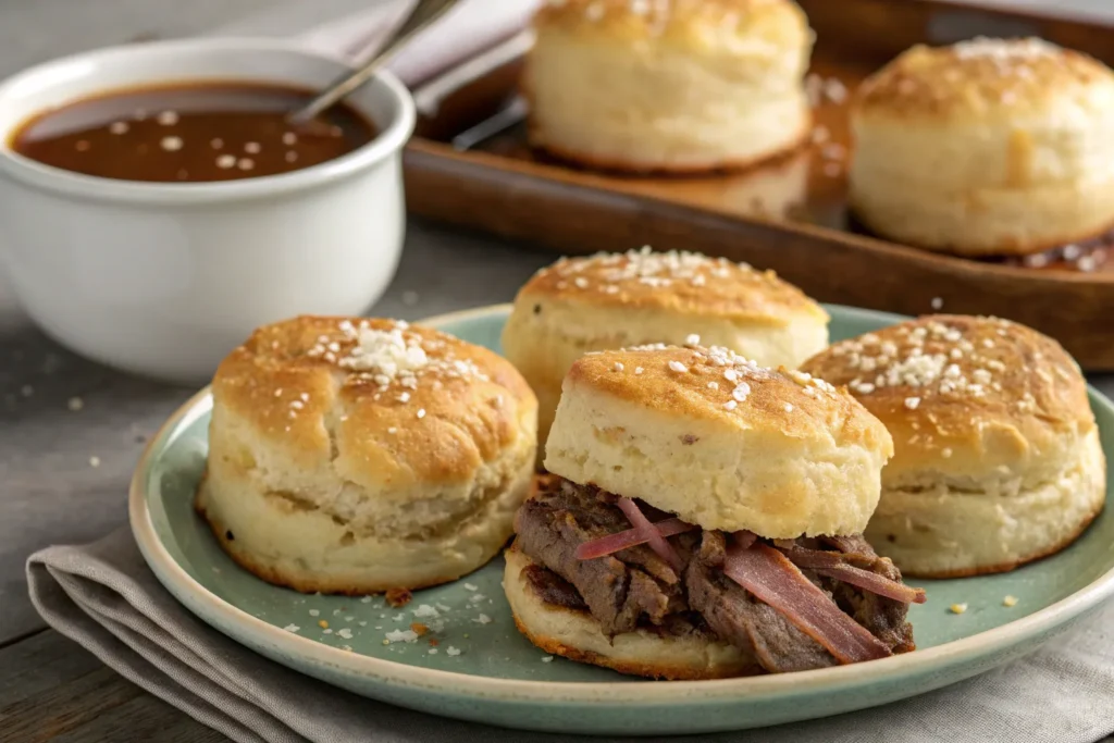 Delicious French Dip Biscuits