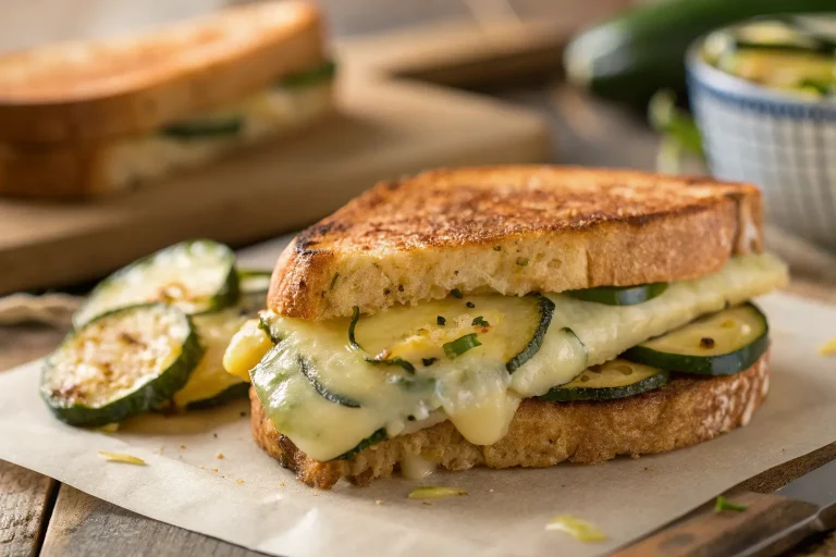 Garlic Butter Zucchini Melt