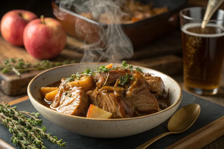 Apple Cider Braised Pork Shoulder – Tender & Flavorful Pork Roast