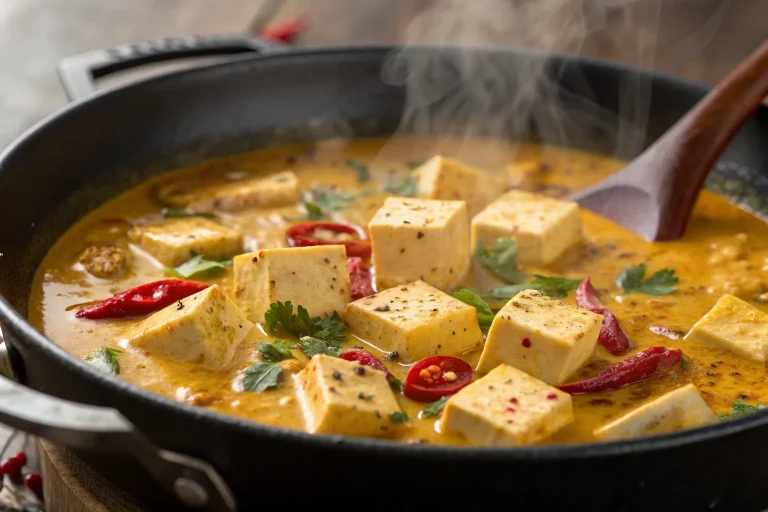 Spicy Tofu Creamy Coconut