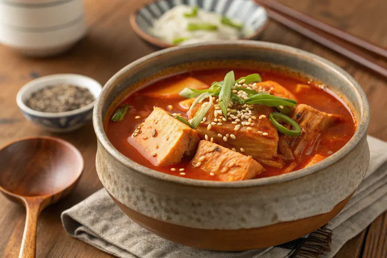 Korean Kimchi Soup (Kimchi Jjigae)