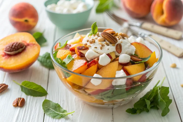The Best Millionaire Peach Salad Recipe for Summer