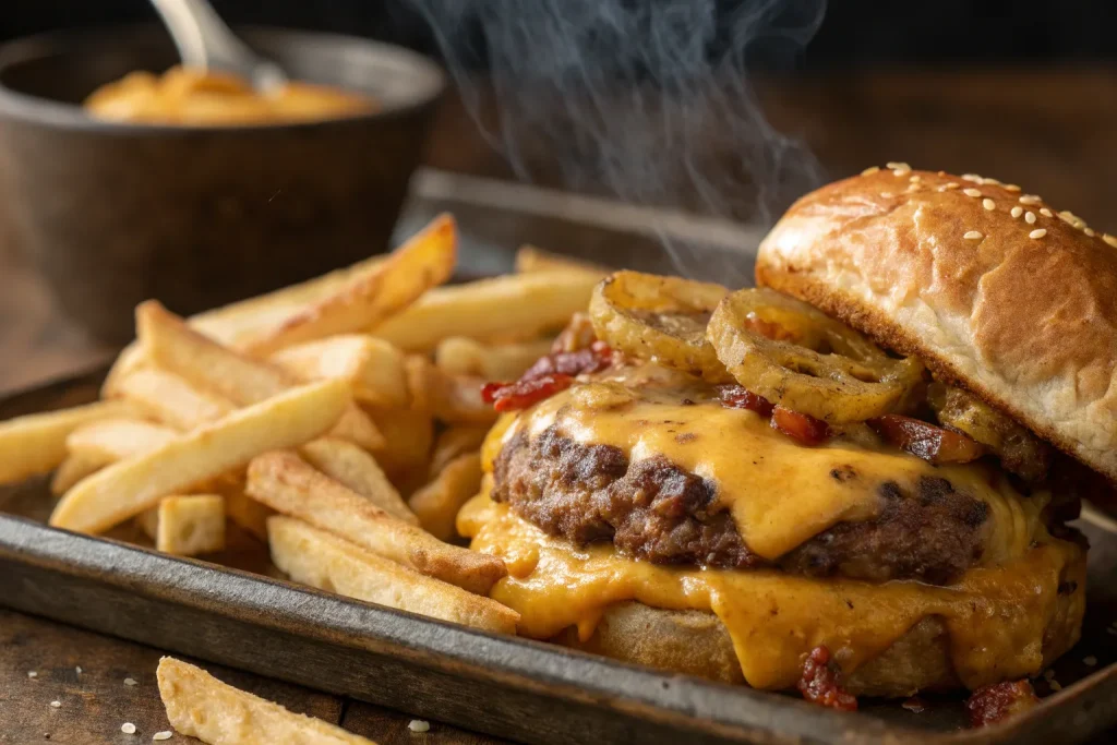 Cheeseburger French Fry Bake